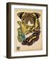 Butterflies Plate 13-null-Framed Giclee Print