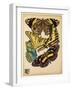 Butterflies Plate 13-null-Framed Giclee Print