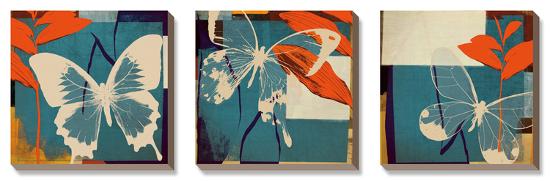 Butterflies Viola-Noah Li-Leger-Stretched Canvas