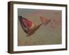 Butterflies with Riders-Albert Bierstadt-Framed Giclee Print