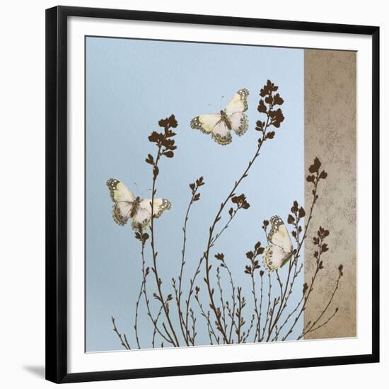 Butterflies-Caroline Gold-Framed Giclee Print