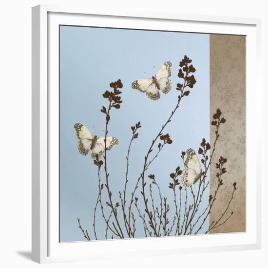 Butterflies-Caroline Gold-Framed Giclee Print