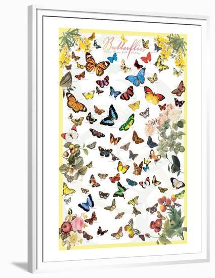 Butterflies-null-Framed Premium Giclee Print
