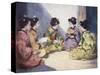 Butterflies-Mortimer Ludington Menpes-Stretched Canvas