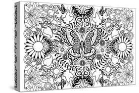 Butterflies-Art House Design-Stretched Canvas