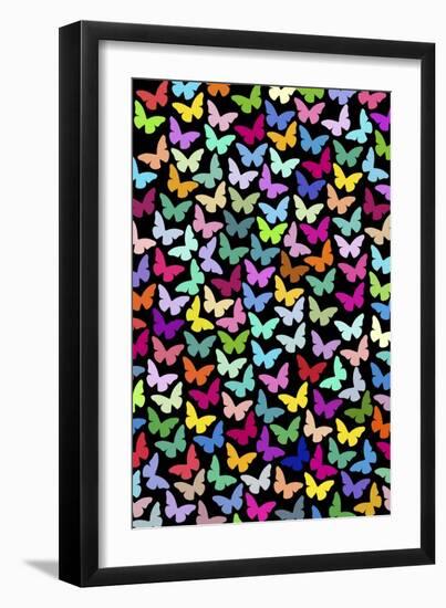 Butterflies-Miguel Balbás-Framed Giclee Print