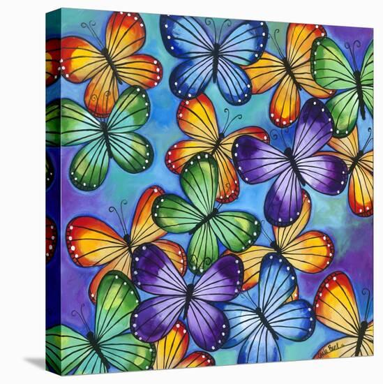Butterflies-Carla Bank-Stretched Canvas