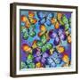Butterflies-Carla Bank-Framed Premium Giclee Print