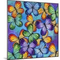 Butterflies-Carla Bank-Mounted Premium Giclee Print