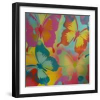 Butterflies-Abstract Graffiti-Framed Giclee Print