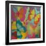 Butterflies-Abstract Graffiti-Framed Giclee Print