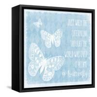 Butterflies-Erin Clark-Framed Stretched Canvas