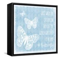 Butterflies-Erin Clark-Framed Stretched Canvas