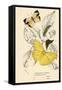 Butterflies-English School-Framed Stretched Canvas