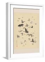 Butterflies-null-Framed Art Print