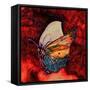 Butterfly, 2021, (digital)-Scott J. Davis-Framed Stretched Canvas