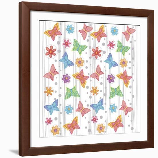 Butterfly 3-Maria Trad-Framed Giclee Print