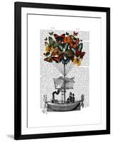 Butterfly Airship-Fab Funky-Framed Art Print