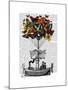 Butterfly Airship-Fab Funky-Mounted Art Print