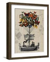 Butterfly Airship-Fab Funky-Framed Art Print