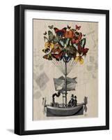 Butterfly Airship-Fab Funky-Framed Art Print