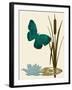 Butterfly and Cat Tails-Karen Williams-Framed Giclee Print