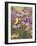 Butterfly and Finch Amongst Flowers-William Vanderdasson-Framed Giclee Print