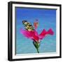 Butterfly And Flower 3X-Ata Alishahi-Framed Giclee Print