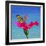 Butterfly And Flower 3X-Ata Alishahi-Framed Giclee Print