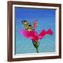 Butterfly And Flower 3X-Ata Alishahi-Framed Giclee Print