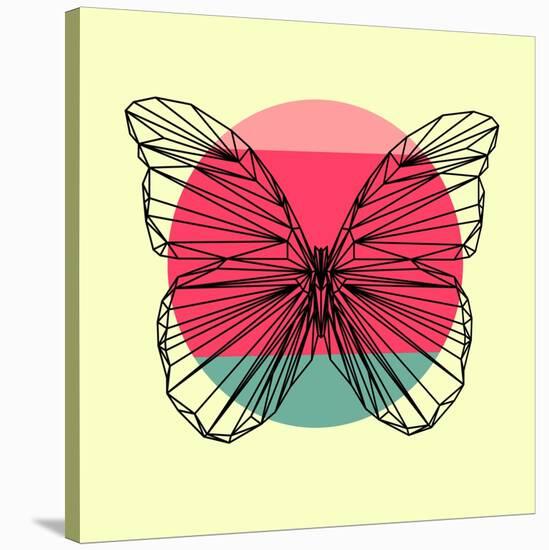 Butterfly and Sunset-Lisa Kroll-Stretched Canvas