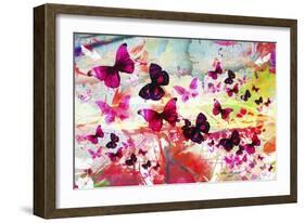 Butterfly Art A7-Ata Alishahi-Framed Giclee Print