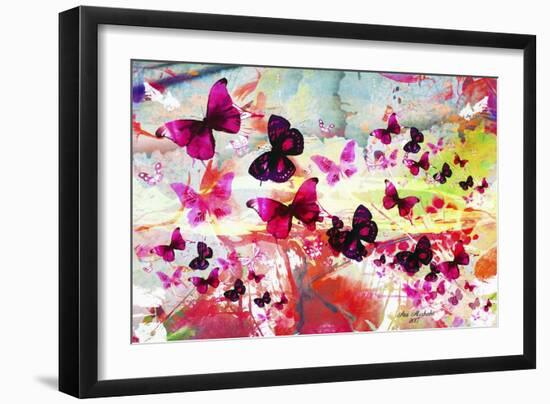 Butterfly Art A7-Ata Alishahi-Framed Giclee Print