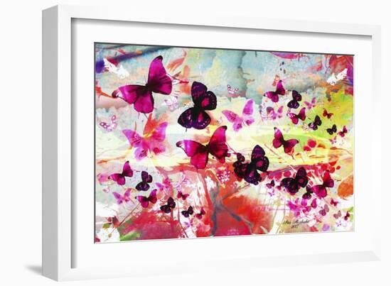 Butterfly Art A7-Ata Alishahi-Framed Giclee Print