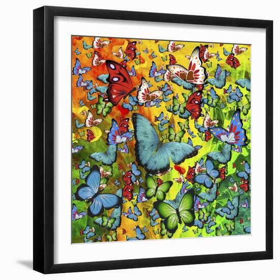 Butterfly Art A8-Ata Alishahi-Framed Giclee Print