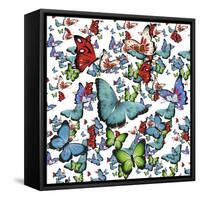 Butterfly Art A9-Ata Alishahi-Framed Stretched Canvas