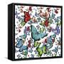 Butterfly Art A9-Ata Alishahi-Framed Stretched Canvas