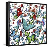 Butterfly Art A9-Ata Alishahi-Framed Stretched Canvas