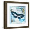 Butterfly Artifact Blue-Alan Hopfensperger-Framed Art Print