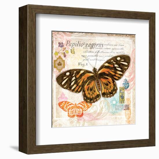 Butterfly Artifact Pink-Alan Hopfensperger-Framed Art Print