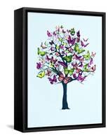 Butterfly blossom-Anne Storno-Framed Stretched Canvas