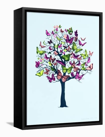 Butterfly blossom-Anne Storno-Framed Stretched Canvas
