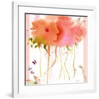 Butterfly Blossoming-Sheila Golden-Framed Art Print