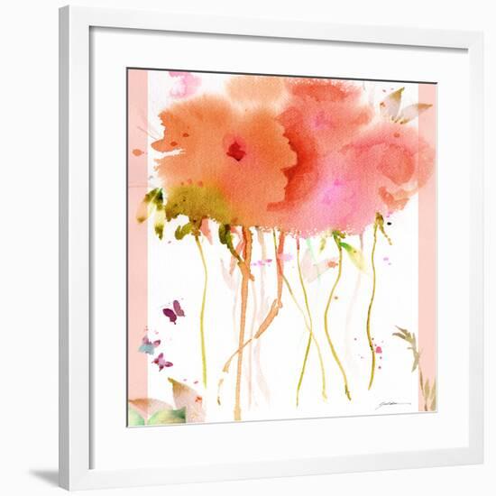 Butterfly Blossoming-Sheila Golden-Framed Art Print