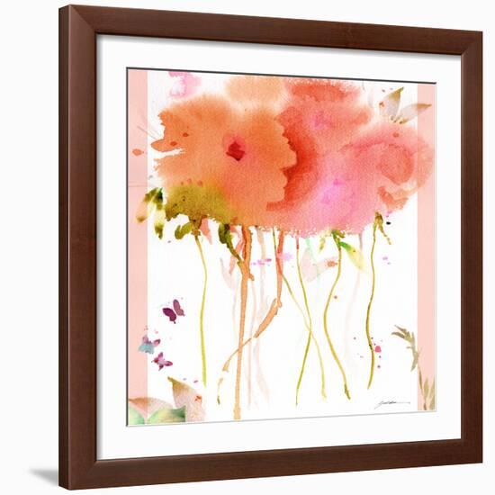 Butterfly Blossoming-Sheila Golden-Framed Art Print