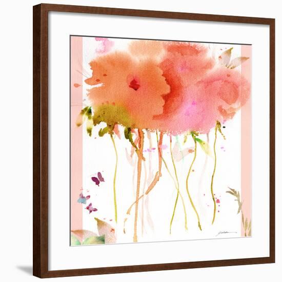 Butterfly Blossoming-Sheila Golden-Framed Art Print