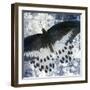 Butterfly Blues 1-Kimberly Allen-Framed Art Print