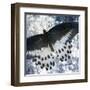 Butterfly Blues 1-Kimberly Allen-Framed Art Print