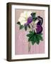 Butterfly Botanical Industrial Collage-Piddix-Framed Art Print