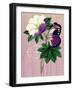 Butterfly Botanical Industrial Collage-Piddix-Framed Art Print